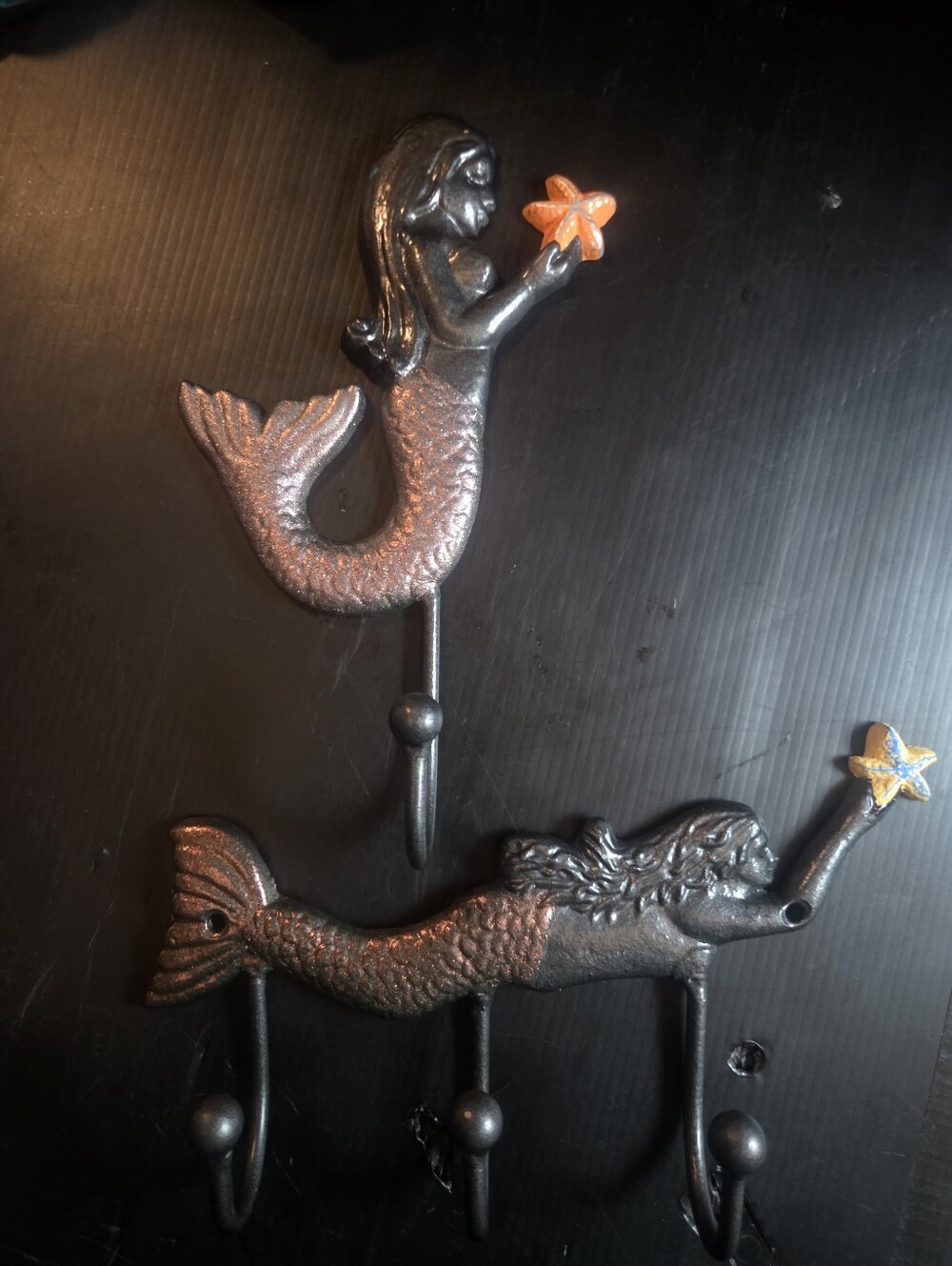 1Set (2)Mermaids Wall Decor Hooks